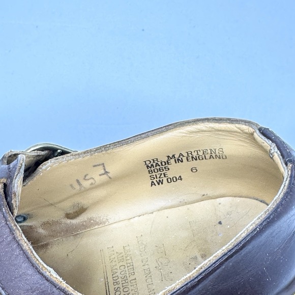 Dr. Martens Brown Leather Mary Janes - Picture 8 of 16